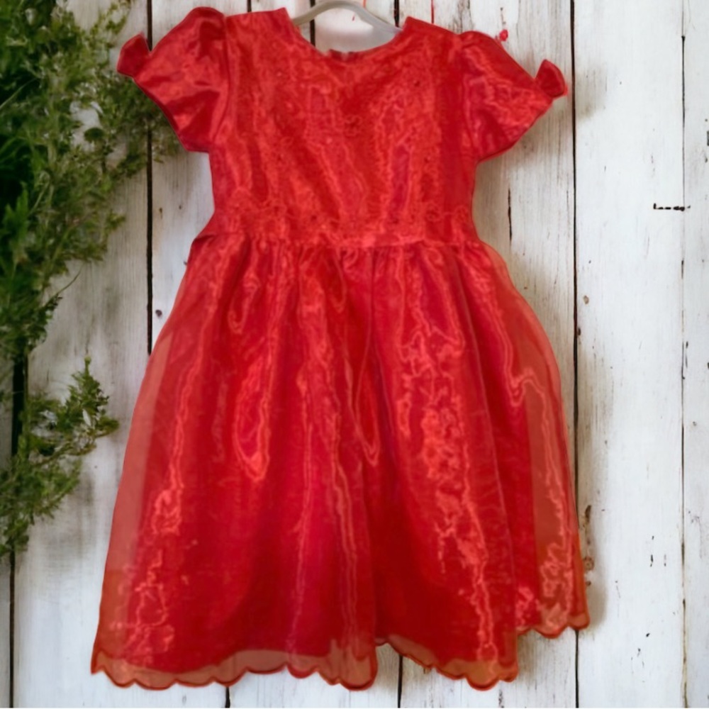 PEACHY GIRL Red Formal Dress Size 6 - Picture 3 of 12